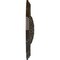 Ekena Millwork Oxford Ceiling Medallion, Hand-Painted Stone Hearth Crackle, 16 7/8"W x 11 3/4"H x 1 1/2"P CM16OXSHC - alternate 4